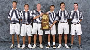 golf team holding NCAA division 2 championship